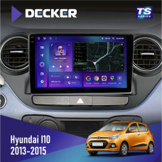 Штатная магнитола Hyundai I10 2013-2015 Decker TS9004 TS 6x128, DSP 4G, 2k