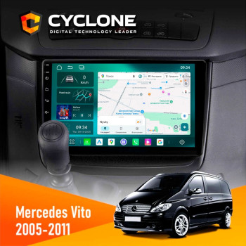 Штатная магнитола Mercedes-Benz Vito 2003-2014 Cyclone C10-013 4x64 DSP 4G