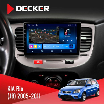 Штатна магнітола KIA Rio (JB) 2005-2011 Decker D9-008 8x128 DSP 4G