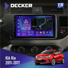 Штатная магнитола KIA Rio (QB) 2011-2017 Decker TS9002 TS 4x32, DSP, 4G