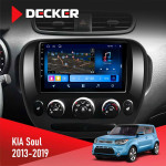 Штатная магнитола KIA Soul 2013-2019 Conditioner Decker D9-008 8x128 DSP 4G