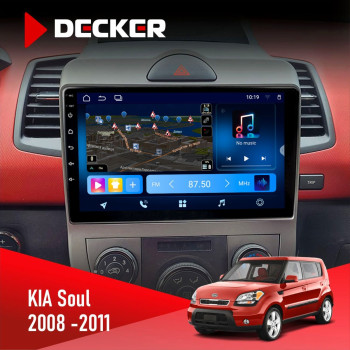 Штатная магнитола Kia Soul AM 2008-2011 Decker D9-008 8x128 DSP 4G