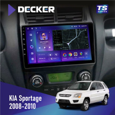 Штатная магнитола KIA Sportage 2008-2010 Climate Decker TS9002 TS 4x32, DSP, 4G