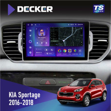 Штатная магнитола Kia Sportage 4 QL 2016-2018 CAN Decker TS9002 TS 4x32, DSP, 4G