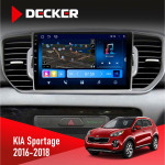 Штатная магнитола Kia Sportage 4 QL 2016-2018 CAN Decker D9-008 8x128 DSP 4G