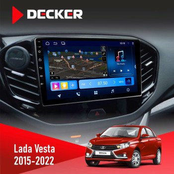 Штатная магнитола Lada Vesta 2015-2022 Decker D9-008 8x128 DSP 4G