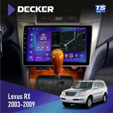 Штатная магнитола Lexus RX 2003-2007 Decker TS9002 TS 4x32, DSP, 4G