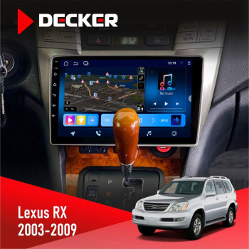 Штатная магнитола Lexus RX 2003-2007 Decker D9-008 8x128 DSP 4G
