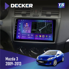 Штатная магнитола Mazda 3 2009-2013 Decker TS9002 TS 4x32, DSP, 4G