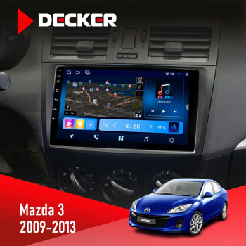 Штатная магнитола Mazda 3 2009-2013 Decker D9-008 8x128 DSP 4G