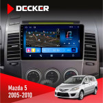 Штатная магнитола Mazda 5 (Premacy) 2005-2010 Decker D9-008 8x128 DSP 4G