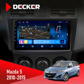 Штатная магнитола Mazda 5 (Premacy) 2010-2015 Decker D9-008 8x128 DSP 4G