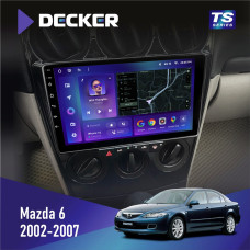 Штатная магнитола Mazda 6 2002-2007 Decker TS9002 TS 4x32, DSP, 4G
