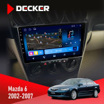 Штатная магнитола Mazda 6 2002-2007 Decker D9-008 8x128 DSP 4G