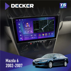 Штатная магнитола Mazda 6 2002-2007 Decker TS9004 TS 6x128, DSP 4G, 2k