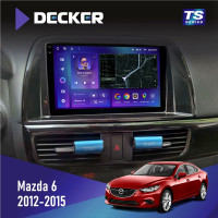 Штатная магнитола Mazda 6 2012-2015 Decker TS9003 TS 4x64, DSP 4G, 2k
