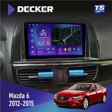 Штатная магнитола Mazda 6 2012-2015 Decker TS9003 TS 4x64, DSP 4G, 2k