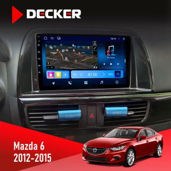 Штатная магнитола Mazda 6 2012-2015 Decker D9-008 8x128 DSP 4G