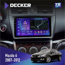 Штатная магнитола Mazda 6 GH 2007-2012 Decker TS9002 TS 4x32, DSP, 4G