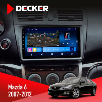 Штатная магнитола Mazda 6 GH 2007-2012 Decker D9-008 8x128 DSP 4G