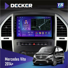 Штатная магнитола Mercedes-Benz Vito 2014+ Decker TS10002 TS 4x32, DSP, 4G