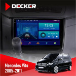 Штатная магнитола Mercedes-Benz Vito 2006-2014 Decker D10002 6x128, DSP, 360, 2k