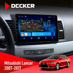 Штатная магнитола Mitsubishi Lancer X 2007-2017 Decker D10-008 8x128 DSP 4G