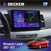 Штатная магнитола Mitsubishi Lancer X 2007-2017 AMP Rockford Decker TS10003 TS 4x64, DSP 4G, 2k