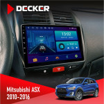 Штатная магнитола Mitsubishi ASX 2010-2016 Decker D10002 6x128, DSP, 360, 2k