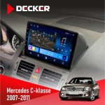 Штатная магнитола Mercedes-Benz C-Class (W204) 2007-2011 Decker D9-008 8x128 DSP 4G