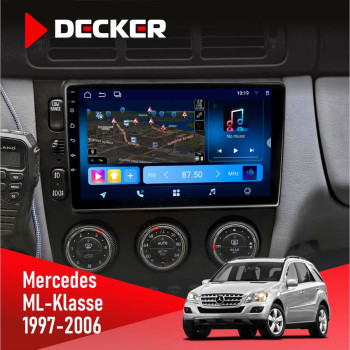 Штатная магнитола Mercedes-Benz ML-Class (W163) 1997-2006 Decker D9-008 8x128 DSP 4G