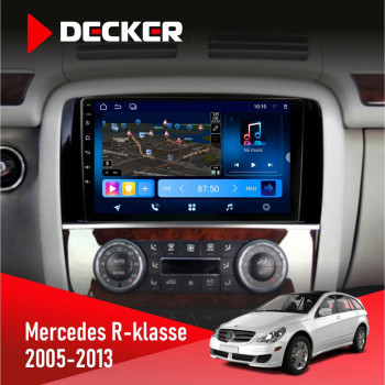 Штатная магнитола Mercedes-Benz R-Class (W251) 2005-2013 AMP Decker D9-008 8x128 DSP 4G