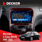 Штатная магнитола Mercedes-Benz S-Class (W220) 1998-2005 Most Decker D9-008 8x128 DSP 4G