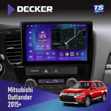 Штатная магнитола Mitsubishi Outlander 2015+ Decker TS10003 TS 4x64, DSP 4G, 2k