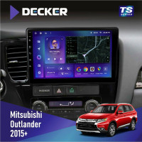 Штатная магнитола Mitsubishi Outlander 2015+ Decker TS10002 TS 4x32, DSP, 4G