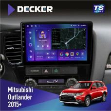 Штатная магнитола Mitsubishi Outlander 2015+ Decker TS10002 TS 4x32, DSP, 4G