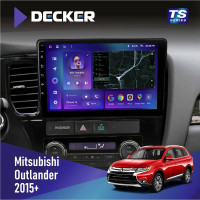 Штатная магнитола Mitsubishi Outlander 2015+ Decker TS10003 TS 6x128, DSP 4G, 2k