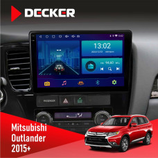  Штатна магнітола Mitsubishi Outlander 2015+ Decker D10002 6x128, DSP, 360, 2k