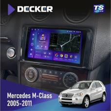 Штатная магнитола Mercedes-Benz M-Class W164 2005-2011 AMP Decker TS9004 TS 6x128, DSP 4G, 2k