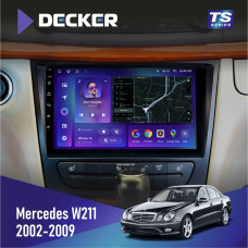 Штатная магнитола Mercedes-Benz W211 2002-2009 Decker TS9002 TS 4x32, DSP, 4G
