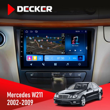 Штатная магнитола Mercedes-Benz E-Class (W211) 2002-2009 Decker D9-008 8x128 DSP 4G