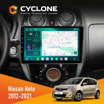 Штатная магнитола Nissan Note 2012-2021 Cyclone C10-013 4x64 DSP 4G