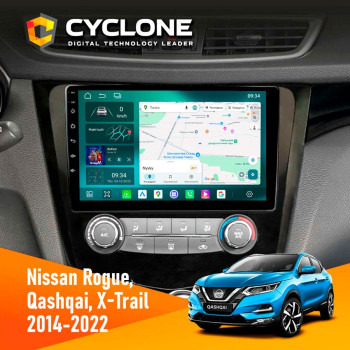 Штатна магнітола Nissan Qashqai, X-Trail 2014  Cyclone C10-013 4x64 DSP 4G