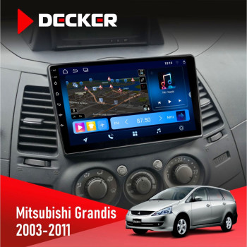 Штатная магнитола Mitsubishi Grandis 2003-2011 Decker D9-008 8x128 DSP 4G