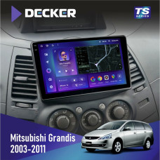 Штатная магнитола Mitsubishi Grandis 2003-2011 Decker TS9004 TS 6x128, DSP 4G, 2k