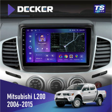 Штатная магнитола Mitsubishi L200 2006-2015 Decker TS9002 TS 4x32, DSP, 4G