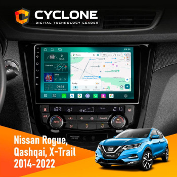 Штатна магнітола Nissan Qashqai, X-Trail 2014  Climate Cyclone C10-013 4x64 DSP 4G