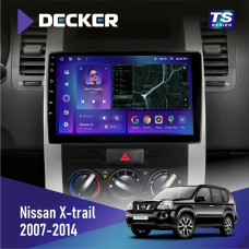 Штатна магнітола Nissan X-Trail 2007-2014 Decker TS10002 TS 4x32, DSP, 4G