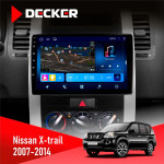 Штатная магнитола Nissan X-Trail 2007-2014 Decker D10-008 8x128 DSP 4G