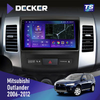 Штатная магнитола Mitsubishi Outlander XL 2006-2012 Decker TS9003 TS 4x64, DSP 4G, 2k